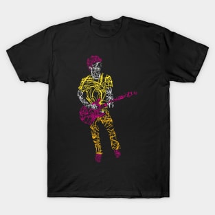 Guitarist Modern Style Design T-Shirt